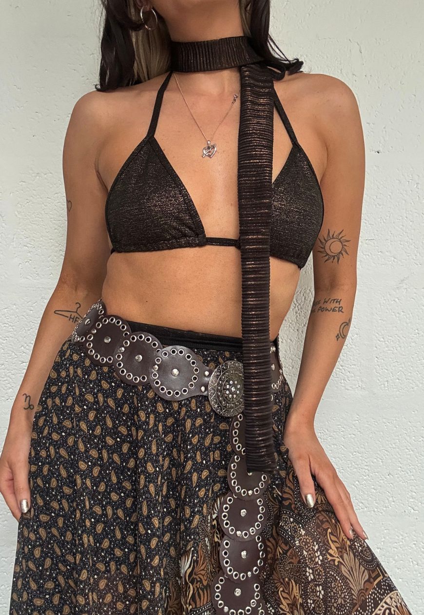 archive gold shimmer bra - Image 4