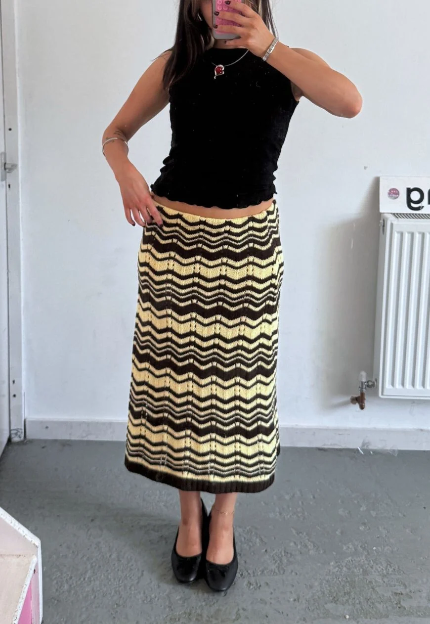 black slinky slash neck top - Image 6