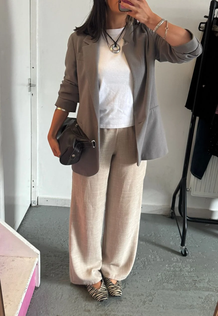 buttermilk straight leg trouser - Image 6