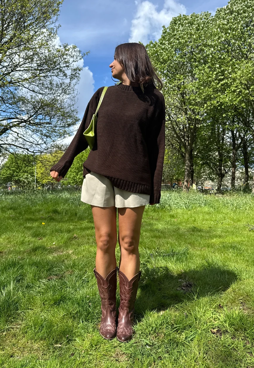 chocolate hissy knit jumper - Image 3