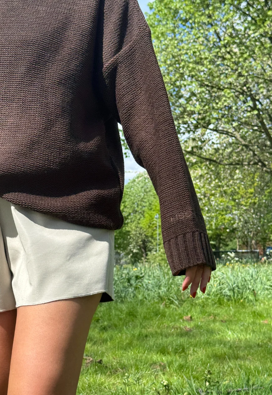 chocolate hissy knit jumper - Image 4