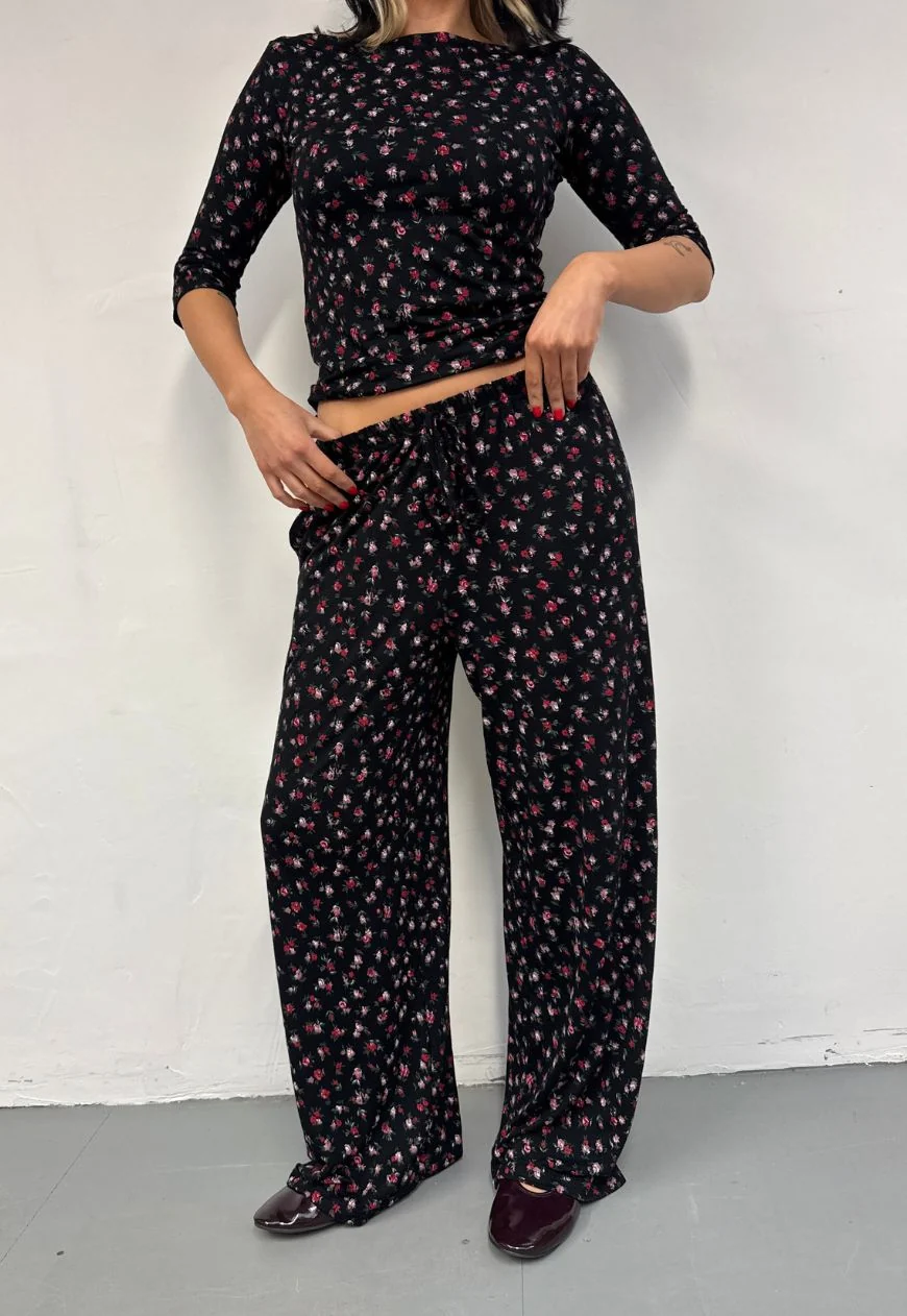 floral soft trousers - Image 7
