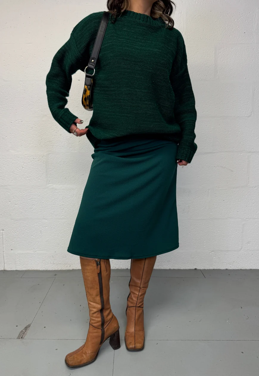 green midi skirt - Image 5