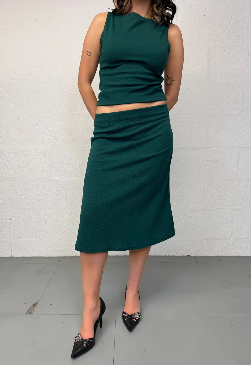 green midi skirt - Image 6