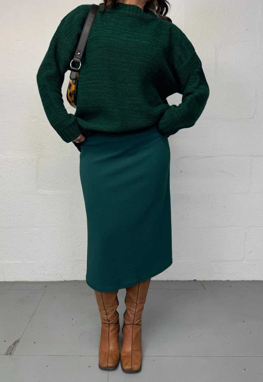 green midi skirt - Image 8
