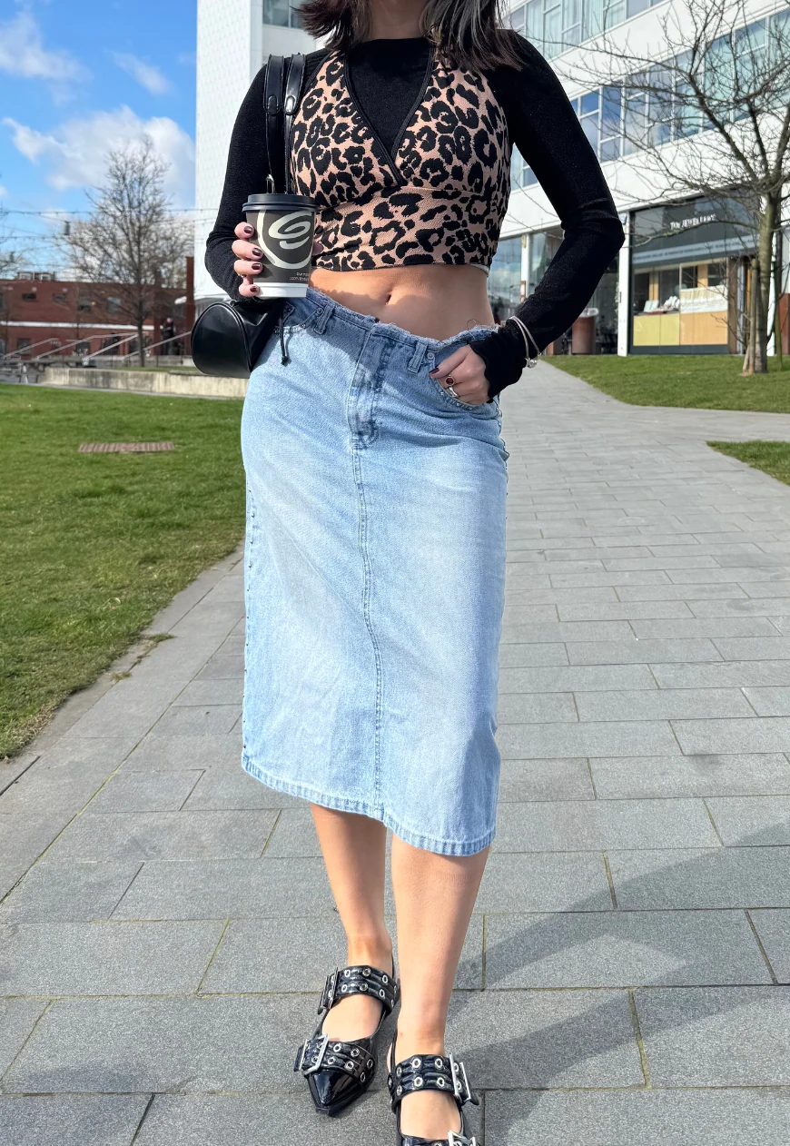 leopard print halter top - Image 8