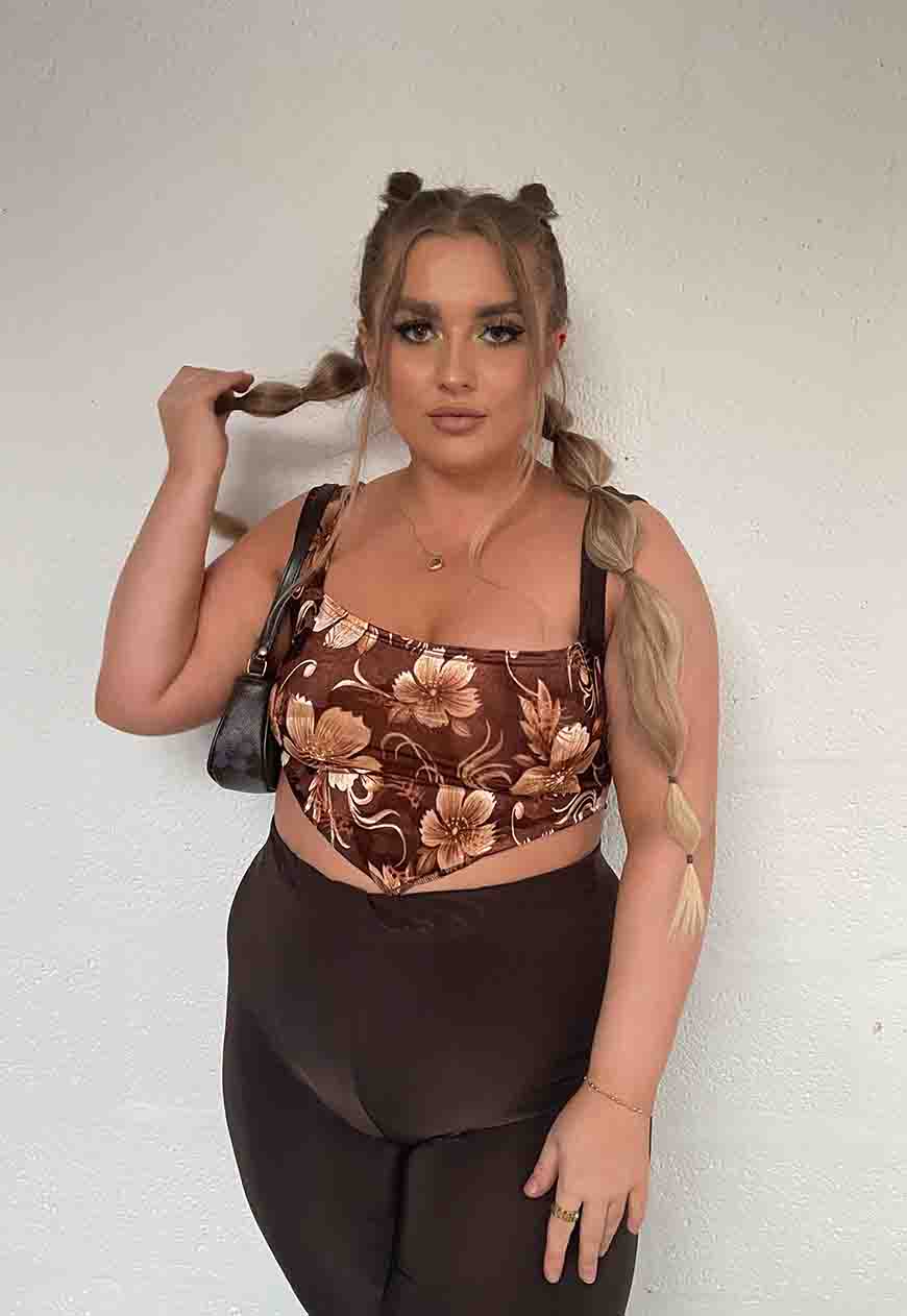 brown flower eve crop - Image 4