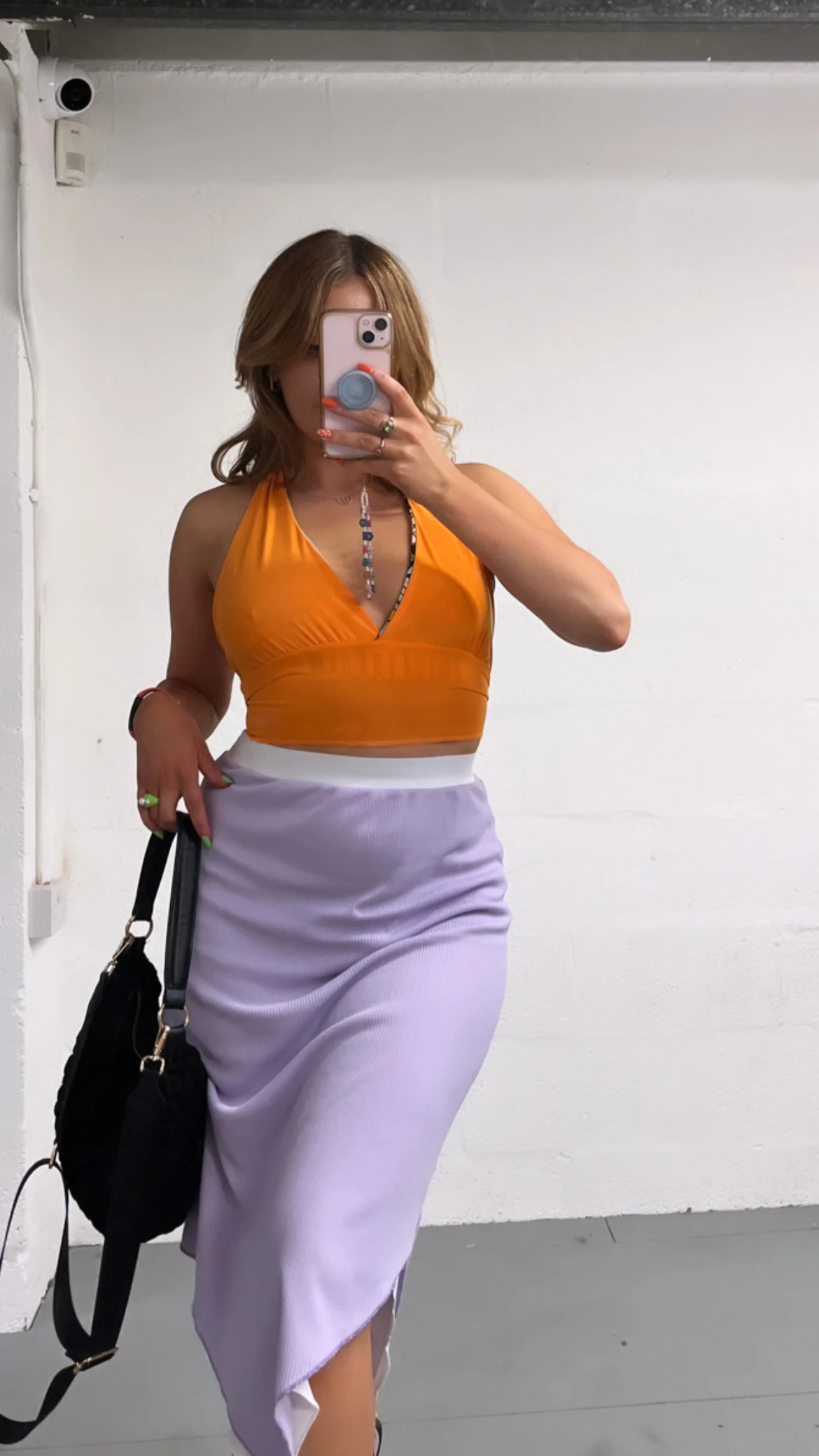 lilac/white reversible point skirt - Image 4