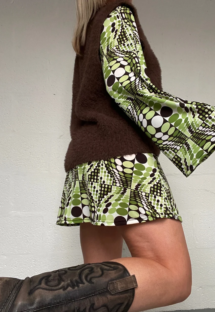 mint aero swing mini dress - Image 4