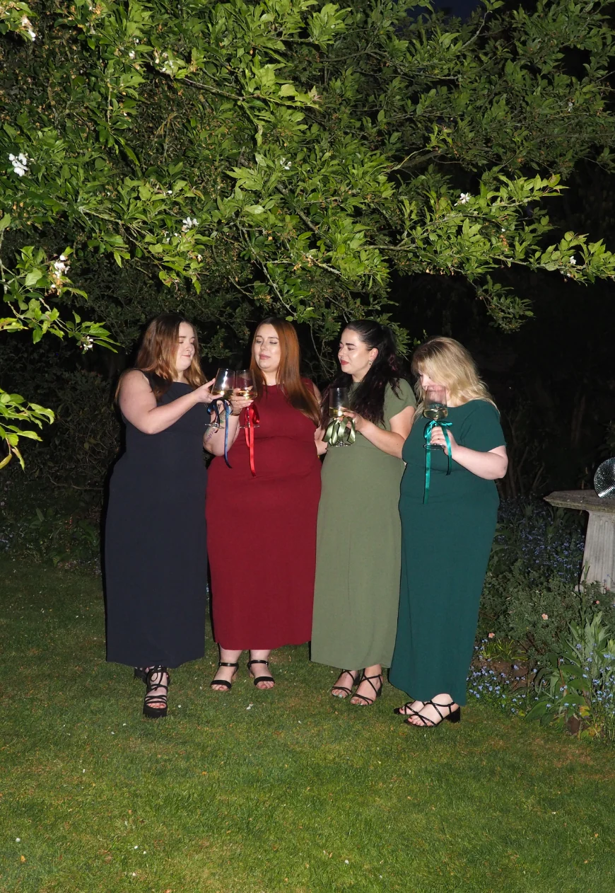 emerald multiway cap sleeve cinch maxi dress - Image 8
