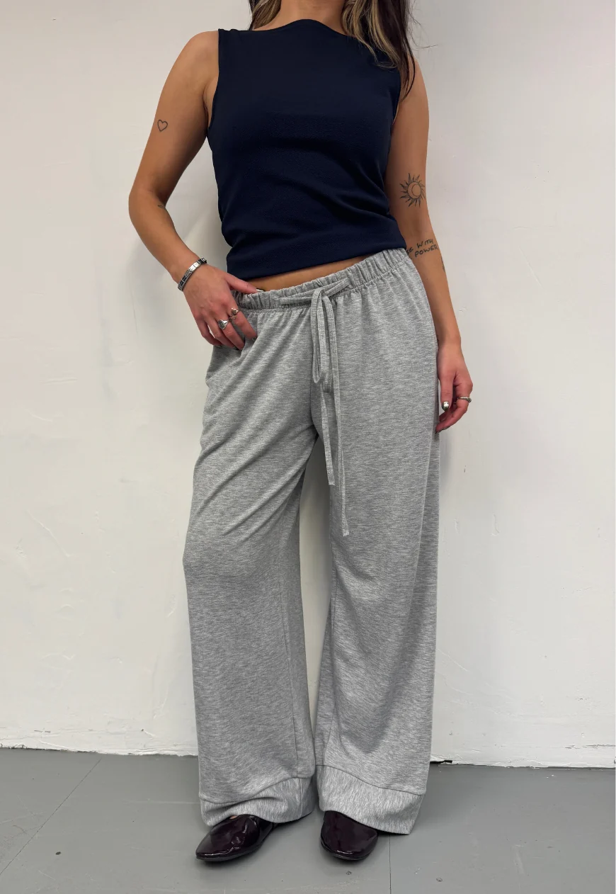 navy slash neck top - Image 4