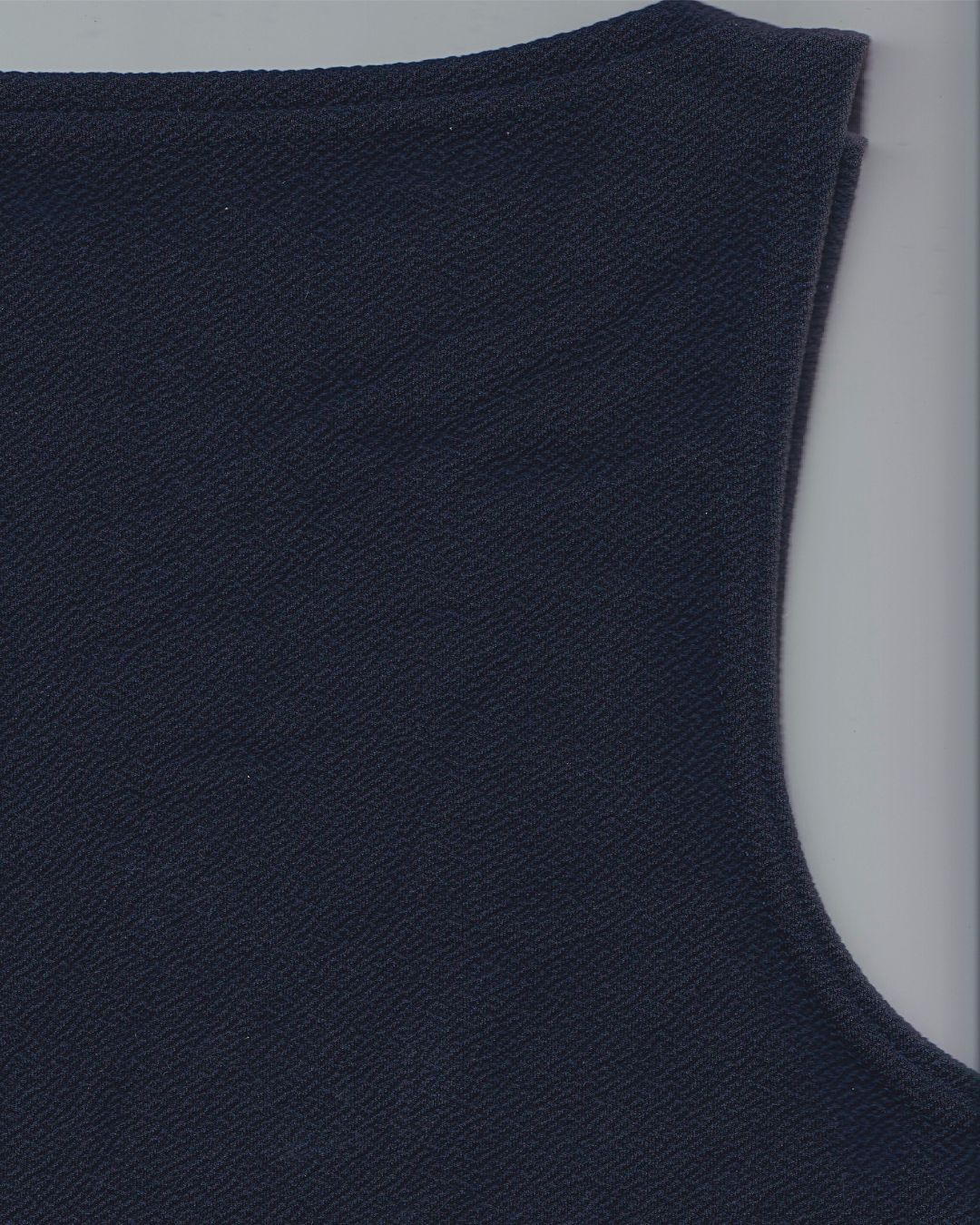 navy slash neck top - Image 8
