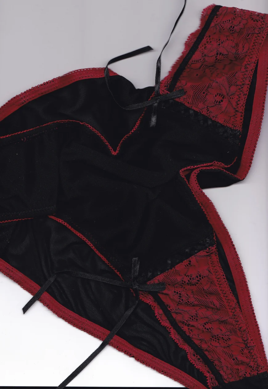 red lace briefs - Image 4