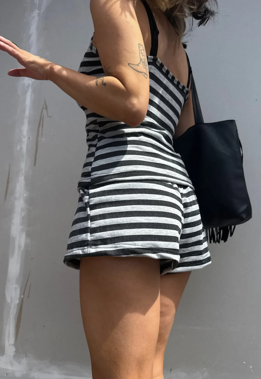 stripe soft shorts - Image 7
