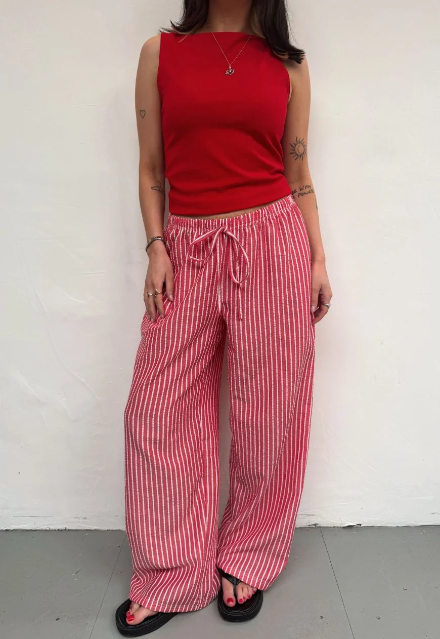 stripe summer trousers - Image 6