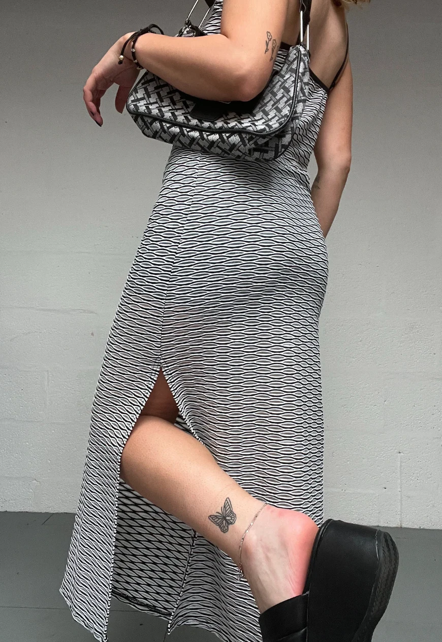 wave mesh maxi dress - Image 5