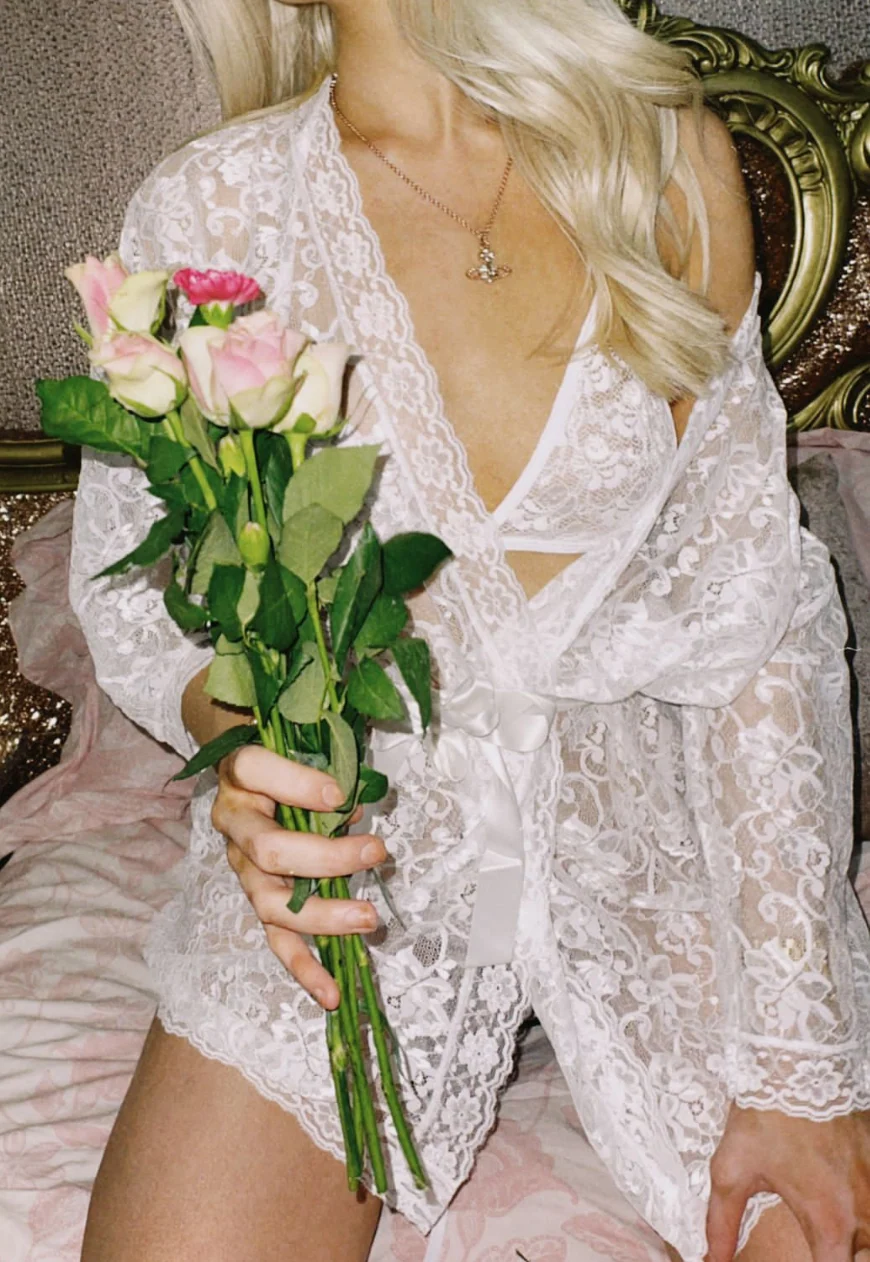 white lace bra - Image 3